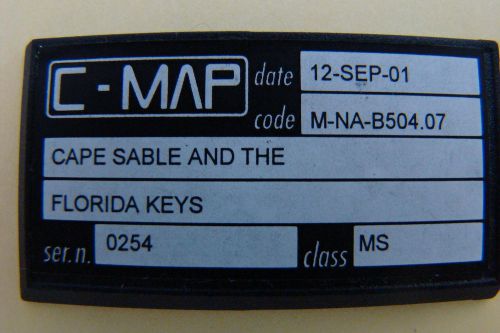 C-map chart card for cape sable and the florida keys