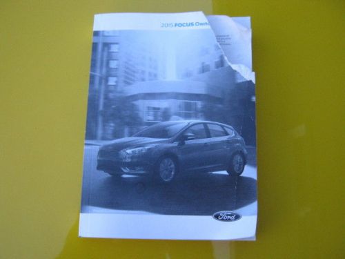 Ford focus 2015 owners manual free shipping