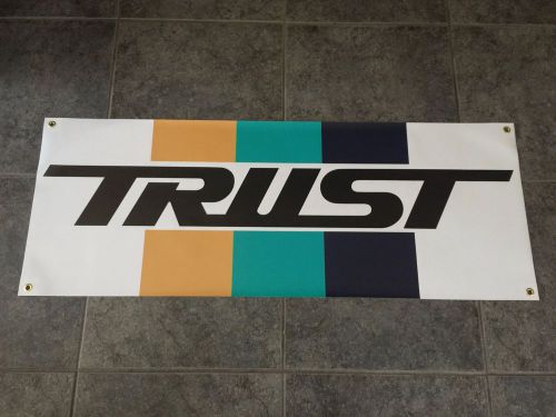 Trust japan banner sign motorsports racing drift fr-s jdm turbo exhaust greddy