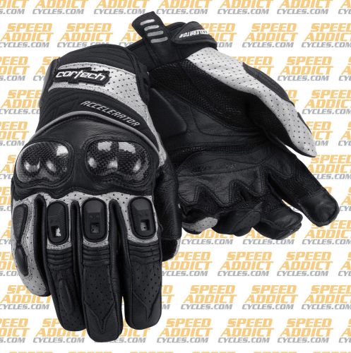 Cortech accelerator 3 black silver gloves size 3x-large