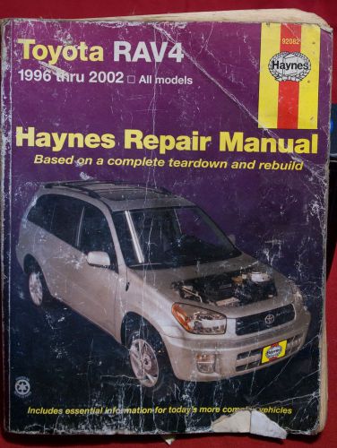 Toyota rav4 haynes automotive repair manual 1996 - 2002