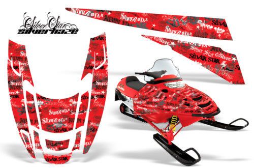 Amr polaris edge snowmobile sled decal kit accessories