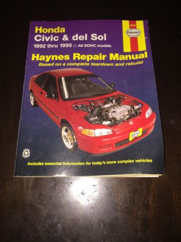 1992-1995 honda civic repair manual