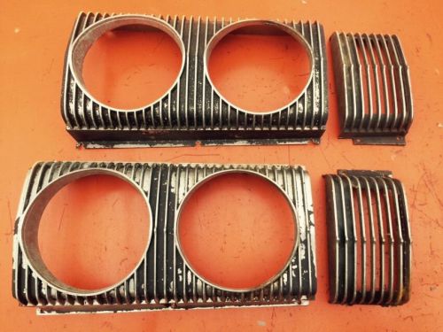 1966-67 dodge charger headlight bezels