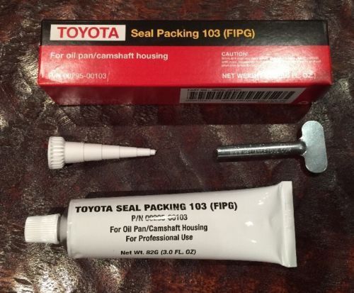 New oem toyota lexus scion engine oil fipg sealant silicone gasket 00295-00103