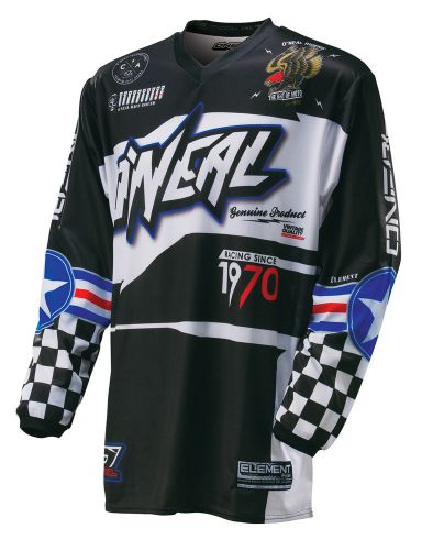 O&#039;neal youth element afterburner black blue jersey size x-large