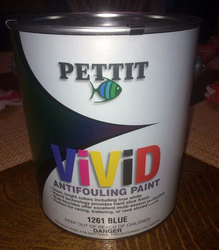 Bottom paint vivid antifouling pettit gallon 93 1261g blue