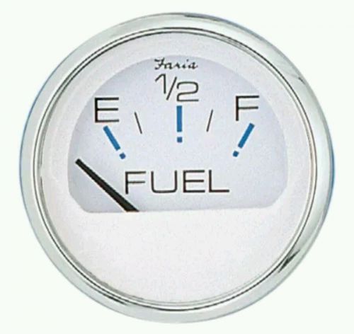 Faria white chesapeake ss fuel gauge