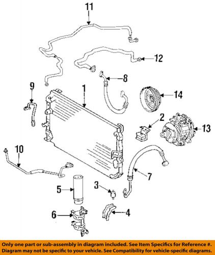 Toyota oem 90-93 celica air conditioner-suction hose 887122b610