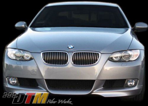 Bmw e92 m tech style front lip spoiler body kit cf