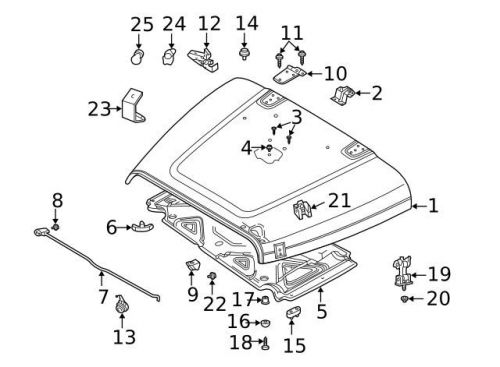 Genuine hold down strap 55176422