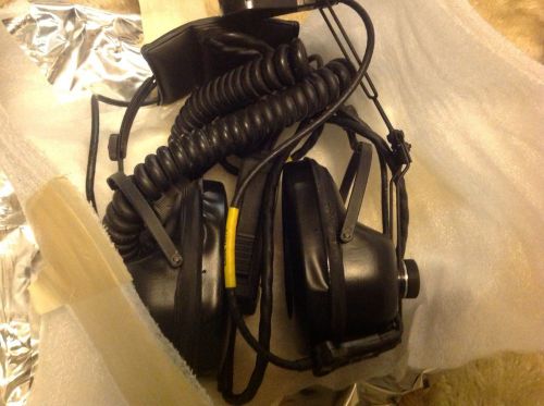 Aircraft crew headset, fscm16575 vintage aircraft headset mic