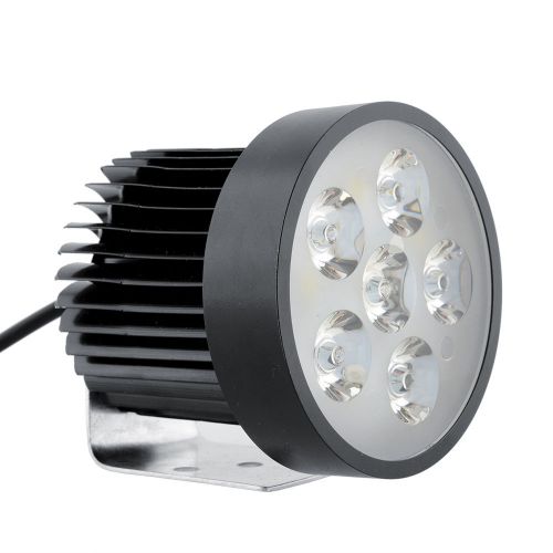 18w universal motorcycle 6 led fog headlight light durable lamp 12-80v