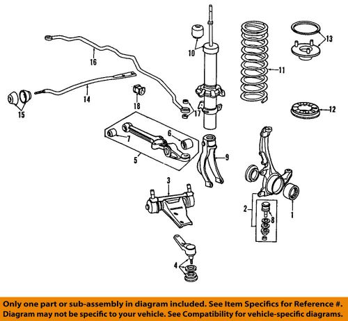 Honda oem front-lower ball joint 51220s84305