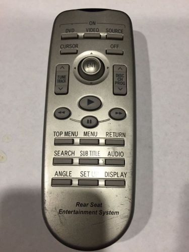 Toyota sienna sequoia 4runner rav dvd entertainment system remote for parts only