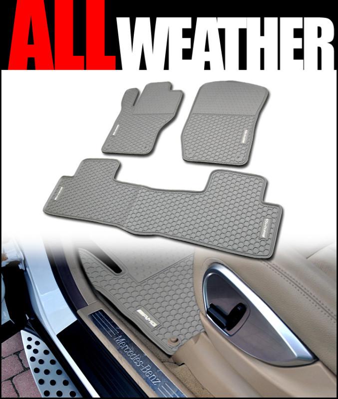 Amg sport all weather rubber floor mat carpet grey mercedes w164/x164 m/gl-class