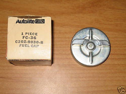 Nos autolite 1962 ford fairlane b-body vented gas fuel cap