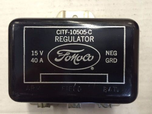 1958-1963 (1961) ford thunderbird nos voltage regulator 15 volt 15v 40 amp