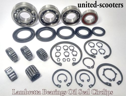 Lambretta li gp scooter engine bearing oil seal circlip brand new l4136