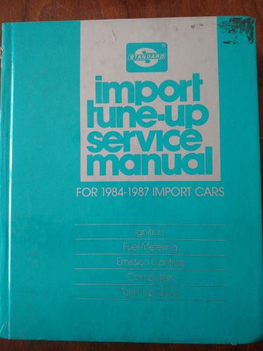 Tune-up service manual for 1984-1987 import cars - audi-bmw-mazda-vw &amp; more!!