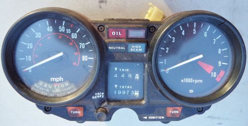 &#039;80 honda cb750 cb 750 f super sport speedo gauges tach odometer gauge cluster