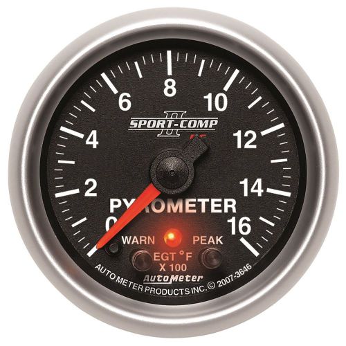 Auto meter 3646 sport-comp pc; pyrometer gauge