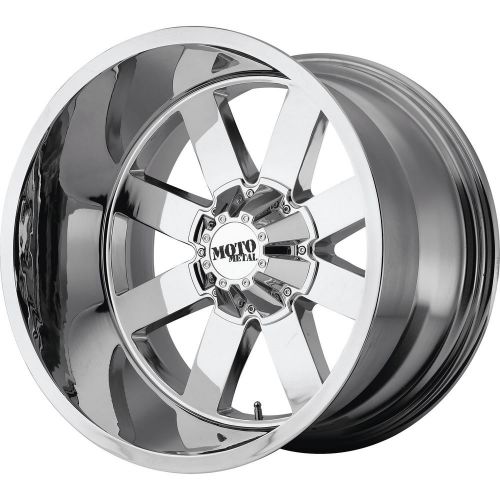 18x9 chrome moto metal mo962 6x5.5 +0 rims nitto terra grappler 255/60r18 tires