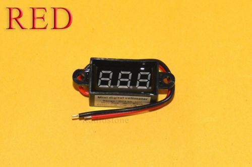 Car motorcycle dc 3.5-30v led display digital voltage voltmeter waterproof red