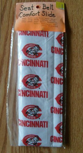 New cincinnati reds logo mlb baseball shoulder pad car seat belt comfort slide