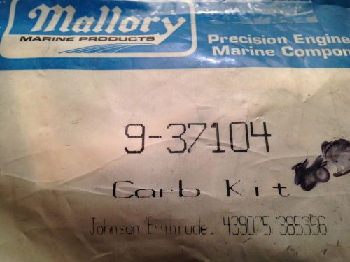 Mallory 9-37104 carb kit