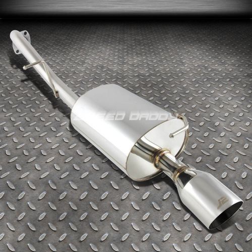 J2 for 10-14 prius stainless cat/axle back exhaust piping 4&#034; rolled muffler tip