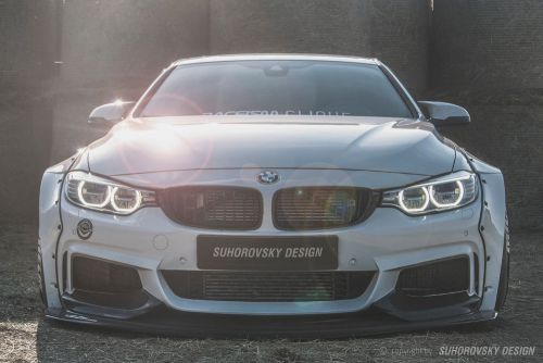 Bmw &#034;4&#034; 435i f32 wide body kit fender flares suhorovsky design sr66 promo | sale