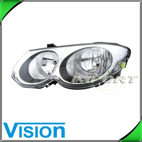 Driver side left l/h headlight lamp assembly 99-04 chrysler 300m w/o hl leveling