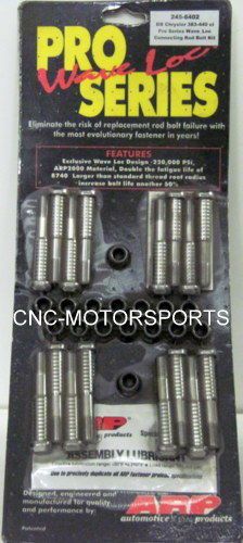 Arp rod bolt kit 245-6402 chrysler 383 400 413 440 wedge &amp; 354 392 hemi