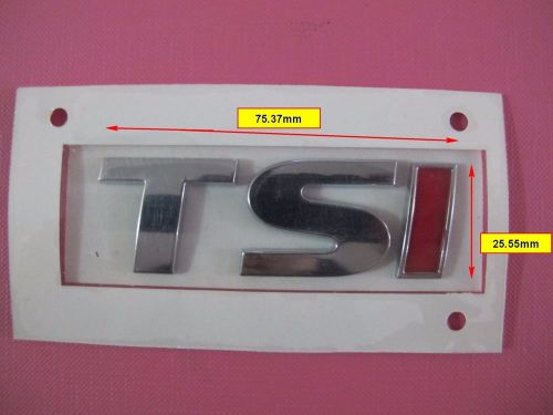 Tsi rear emblem badge logo sticker for vw golf tiguan jetta passat tiguan polo