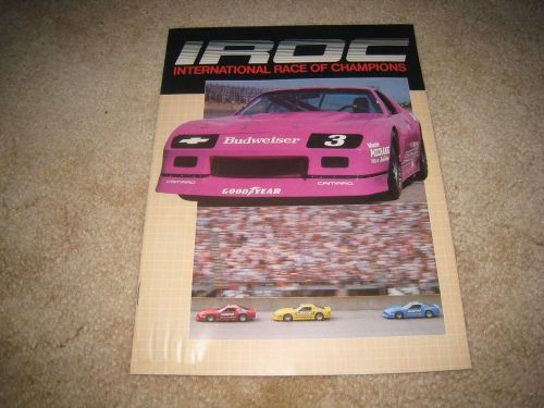 1985 chevrolet camaro iroc race car series sales brochure literature