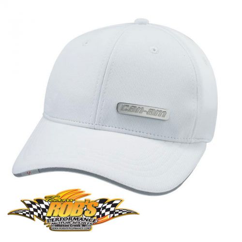 New can-am spyder club cap hat white small / medium 4459207201 clearance