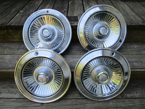 1966 dodge  coronet, monaco polara hubcaps / wheel covers set 4