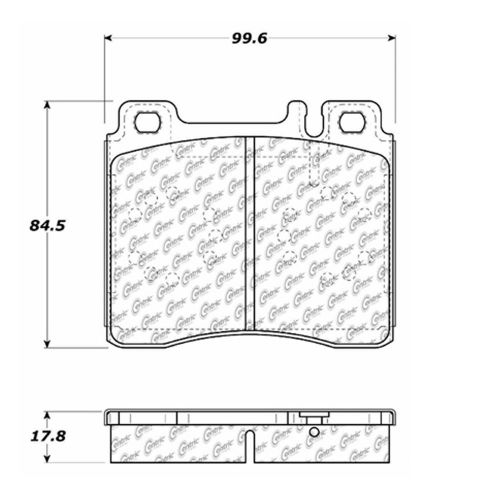 Stoptech 104.05770 disc brake pad