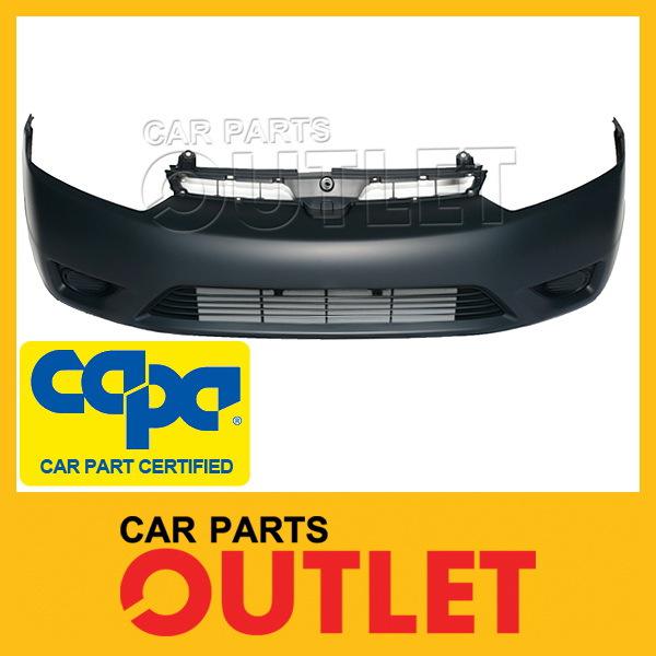 06 07 08 honda civic front bumper primed cover capa certified plastic 2dr coupe