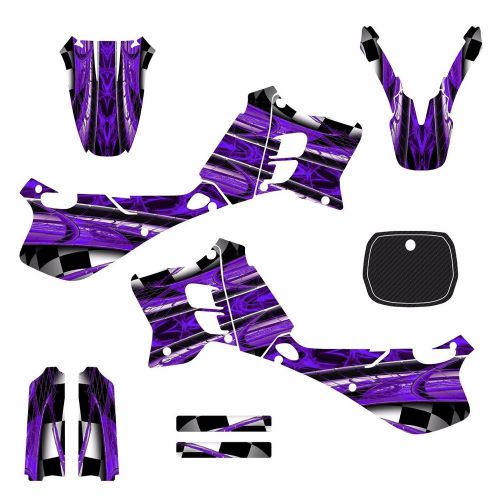 1993 1994 1995 yz125 yz250 graphics sticker kit #2001-purple free customization