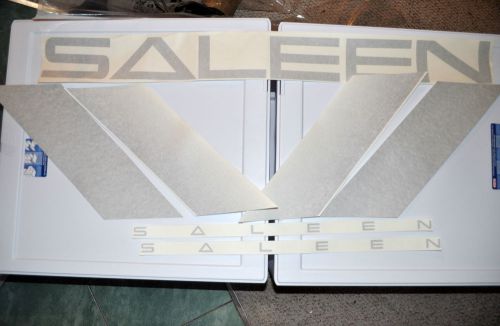 Saleen fader silver  stripes  set 1994-98 nos original decal mustang