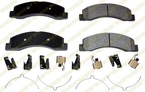 Monroe fx824 brake pad or shoe, front-monroe prosolution semi-metallic brake pad