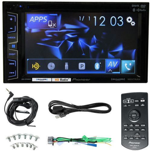 Pioneer avh-x3700bhs 6.2&#034; dvd/cd player monitor receiver+bluetooth/usb/siri/hd