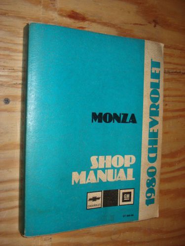 1980 chevy monza service manual original shop book gm repair