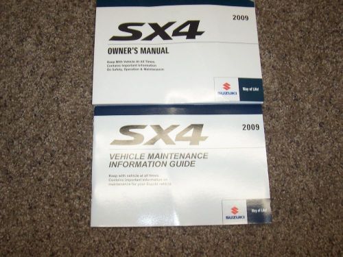 2009 suzuki sx4 user guide owner manual le popular sport touring technolgy 2.0l