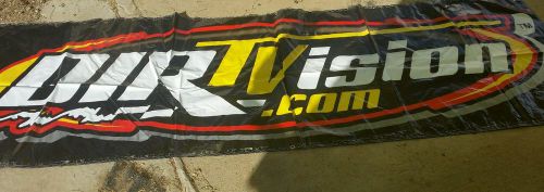 Racing banner, dirtvision.com  36x118