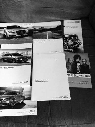 2011 audi a4 avant owners manual