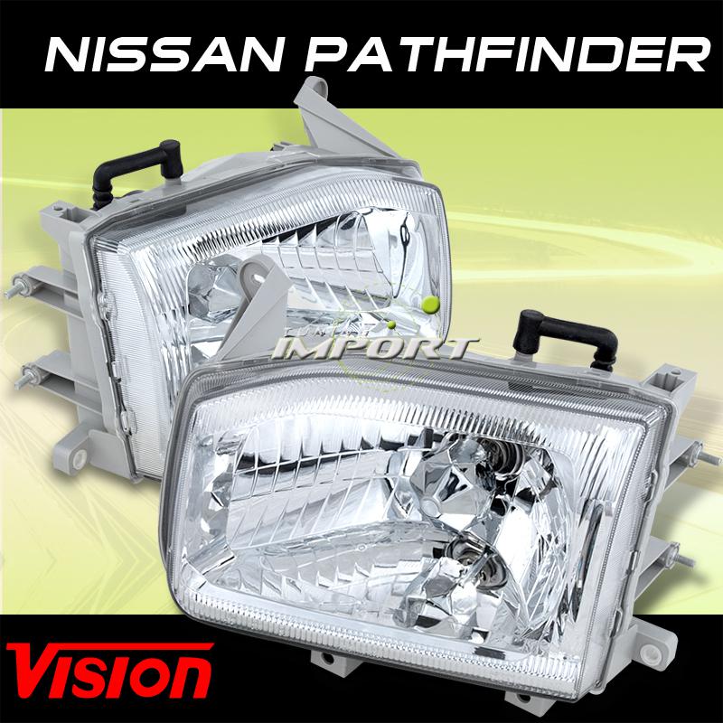 Nissan 99-04 pathfinder vision replacement left right new headlights assembly