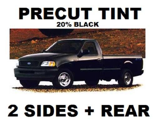 Ford f-150 standard 97-03 precut window tint -black 20% film